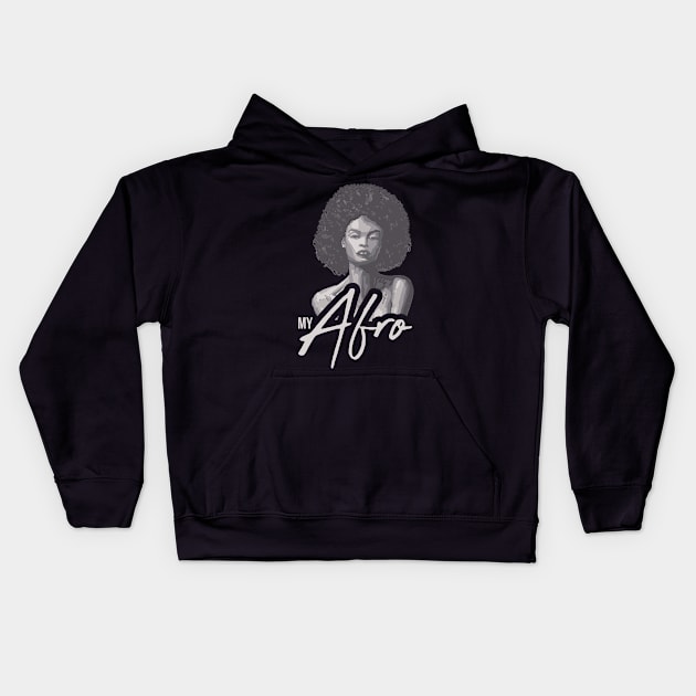 My Afro Kids Hoodie by yeoys